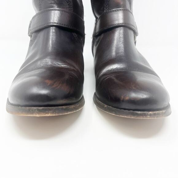 Frye Melissa Harness Inside Zip Riding Boot - Picture 8 of 14